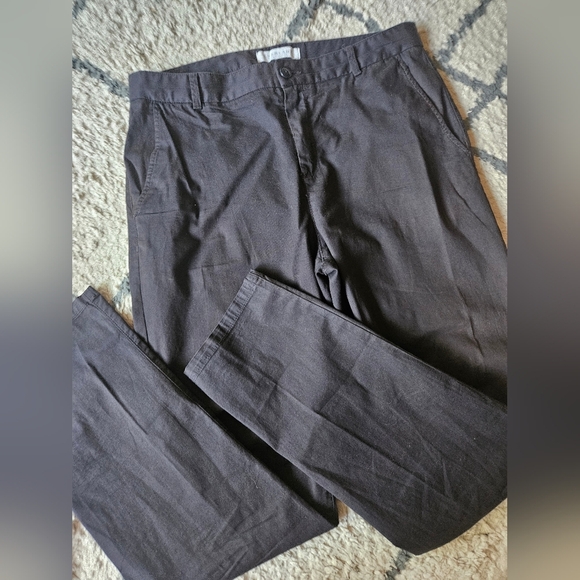 Everlane Flat Front Straight Leg Mens Trouser Pant 33/32 - Picture 2 of 6